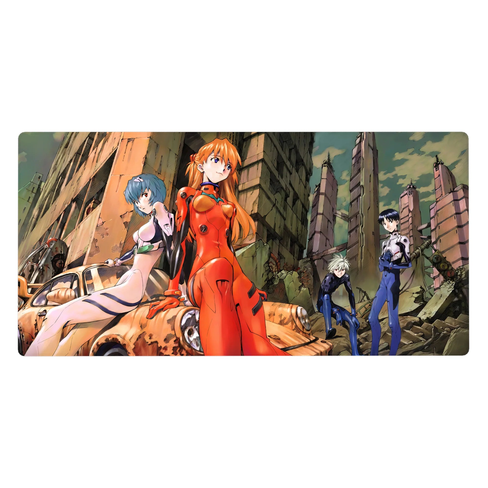 Evangelion - Anime Mouse Pad and Desk Pad - Ruins of Tomorrow - AniChan