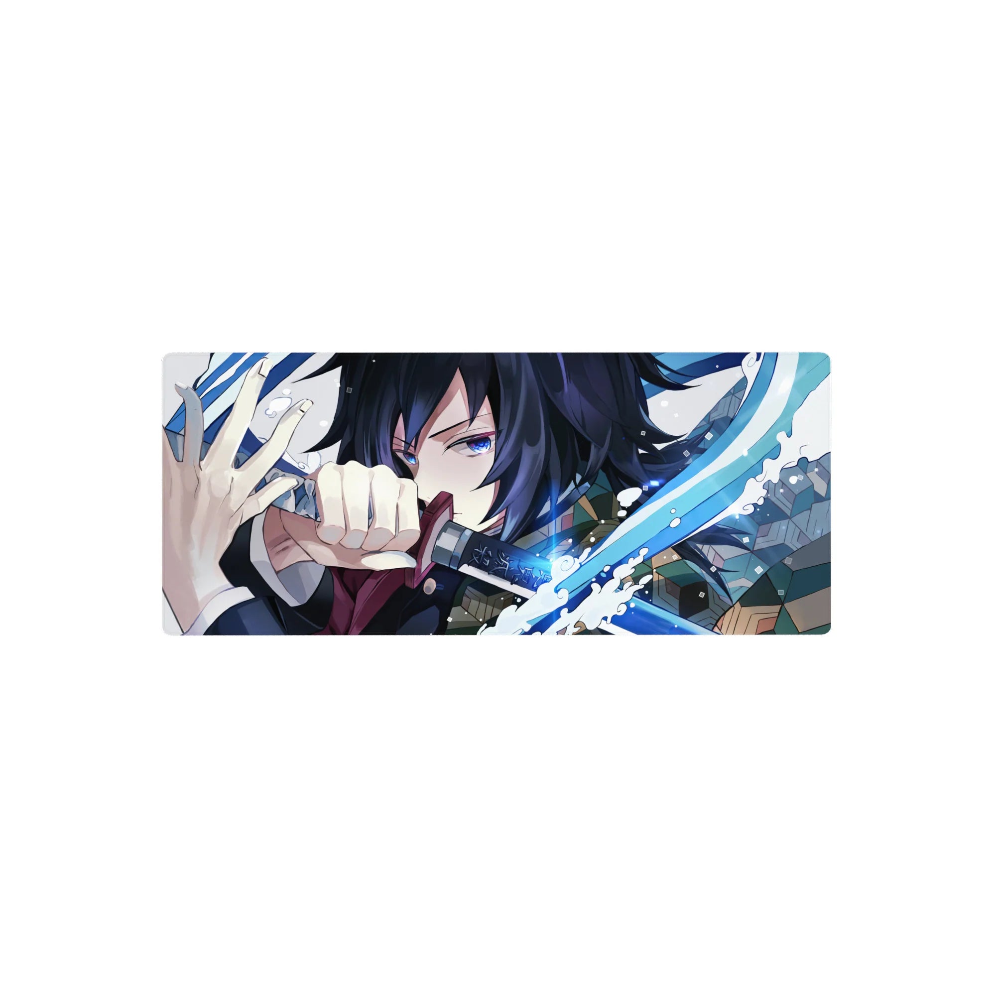 Demon Slayer Deskmat | Mousepad | Deskpad - Blade of Water Fury - AniChan