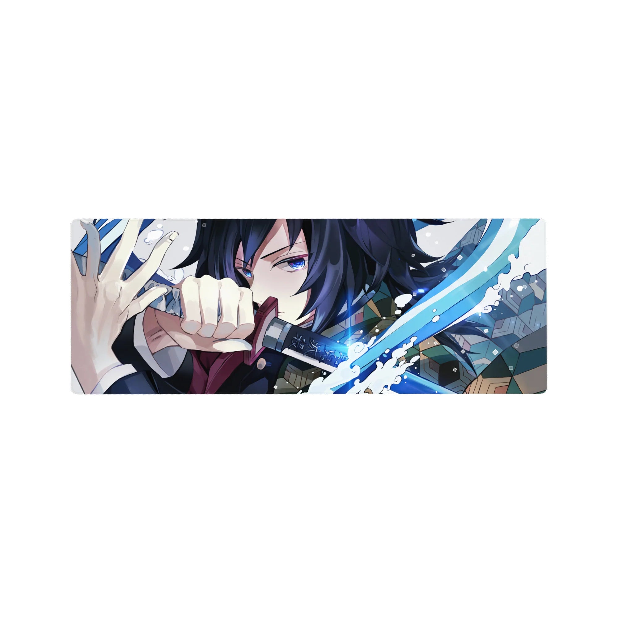 Demon Slayer Deskmat | Mousepad | Deskpad - Blade of Water Fury - AniChan