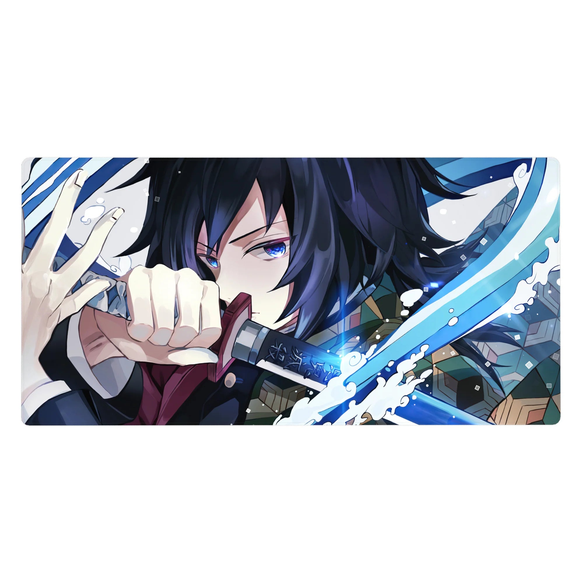 Demon Slayer Deskmat | Mousepad | Deskpad - Blade of Water Fury - AniChan