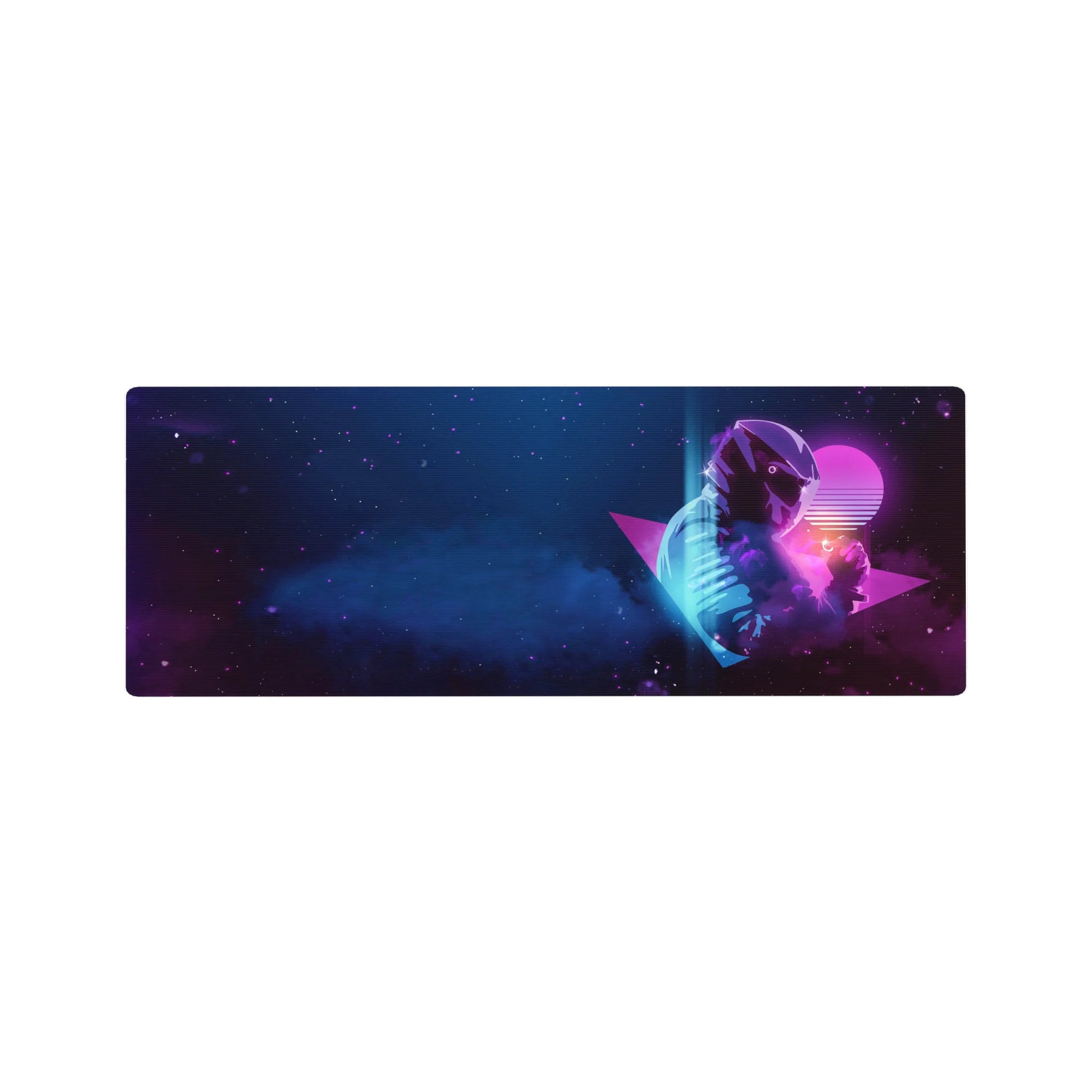 Retrowave - Vaporwave Deskmat | Mousepad | Deskpad - Cosmic Synth - AniChan