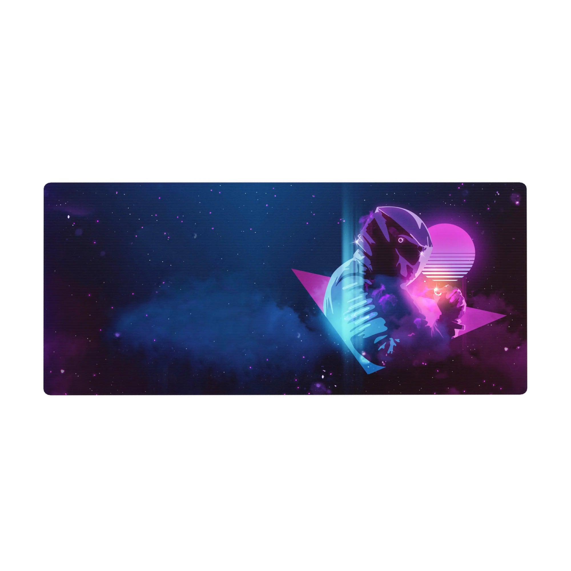 Retrowave - Vaporwave Deskmat | Mousepad | Deskpad - Cosmic Synth - AniChan