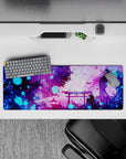 Fantasy Landscapes Deskmat | Mousepad | Deskpad - Enchanted Twilight Shrine