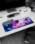 Fantasy Landscapes Deskmat | Mousepad | Deskpad - Enchanted Twilight Shrine