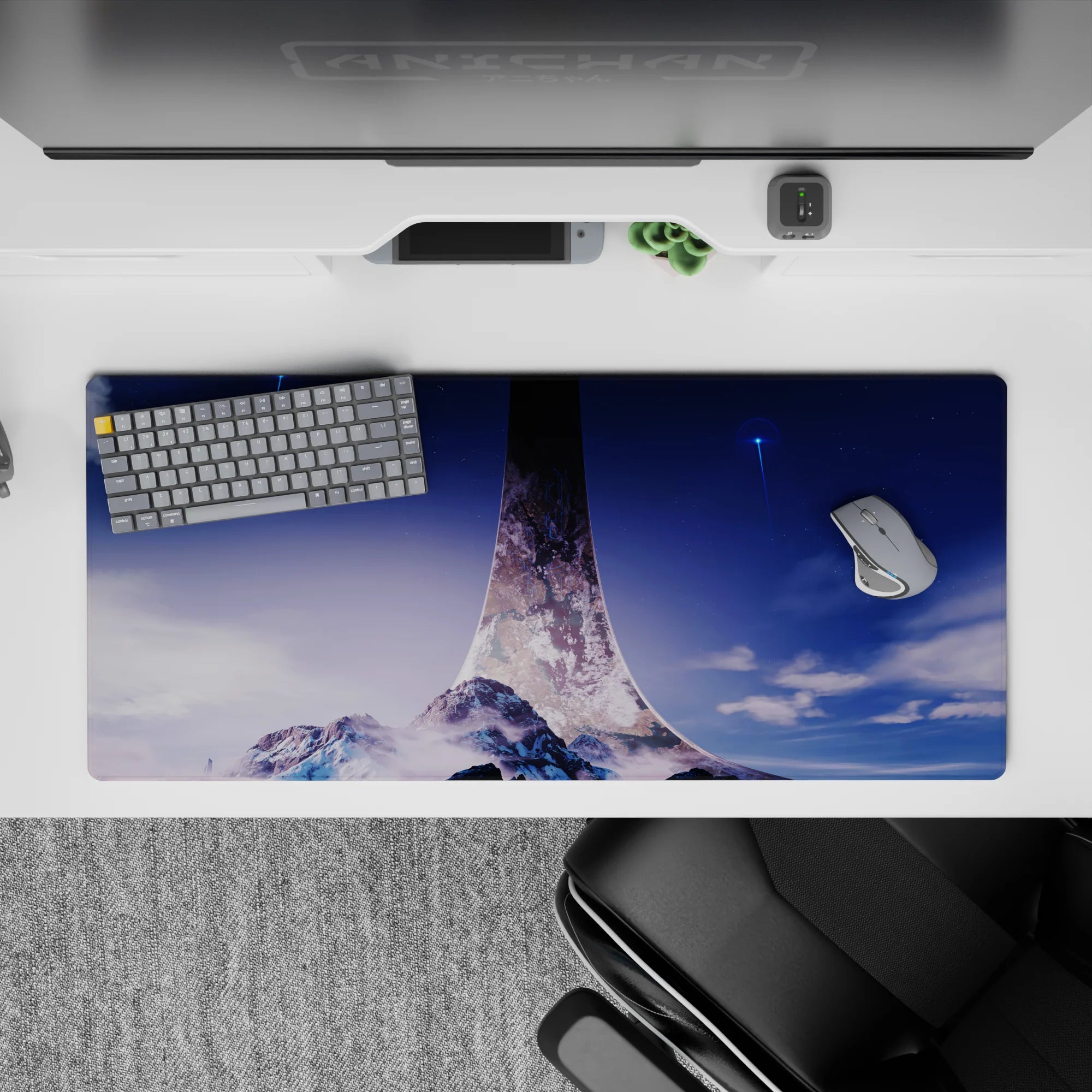 Celestial Spire Horizon - Space Mouse Pad and Desk Pad – AniChan