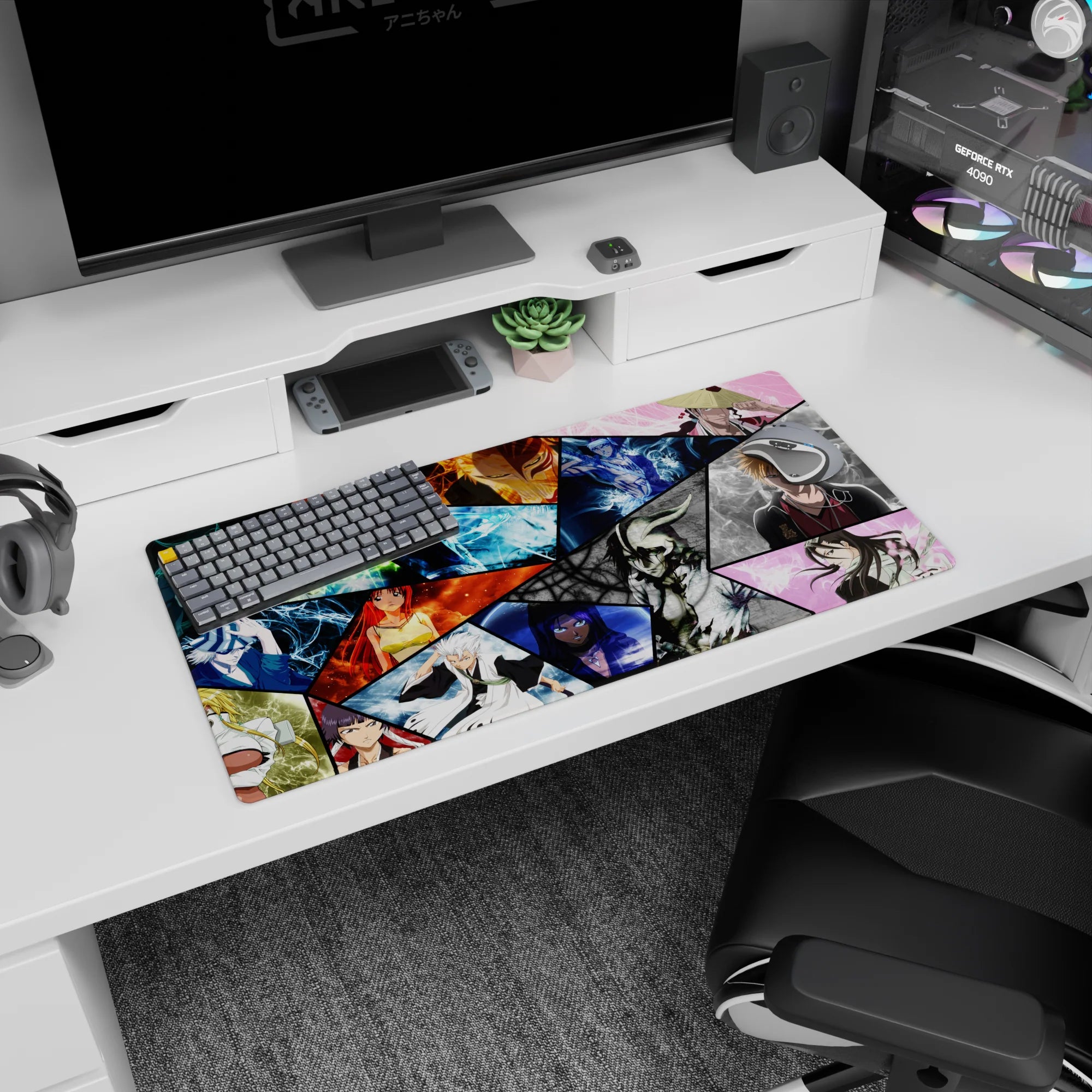 Bleach - Anime Mouse Pad and Desk Pad - Soul Society Collage - AniChan