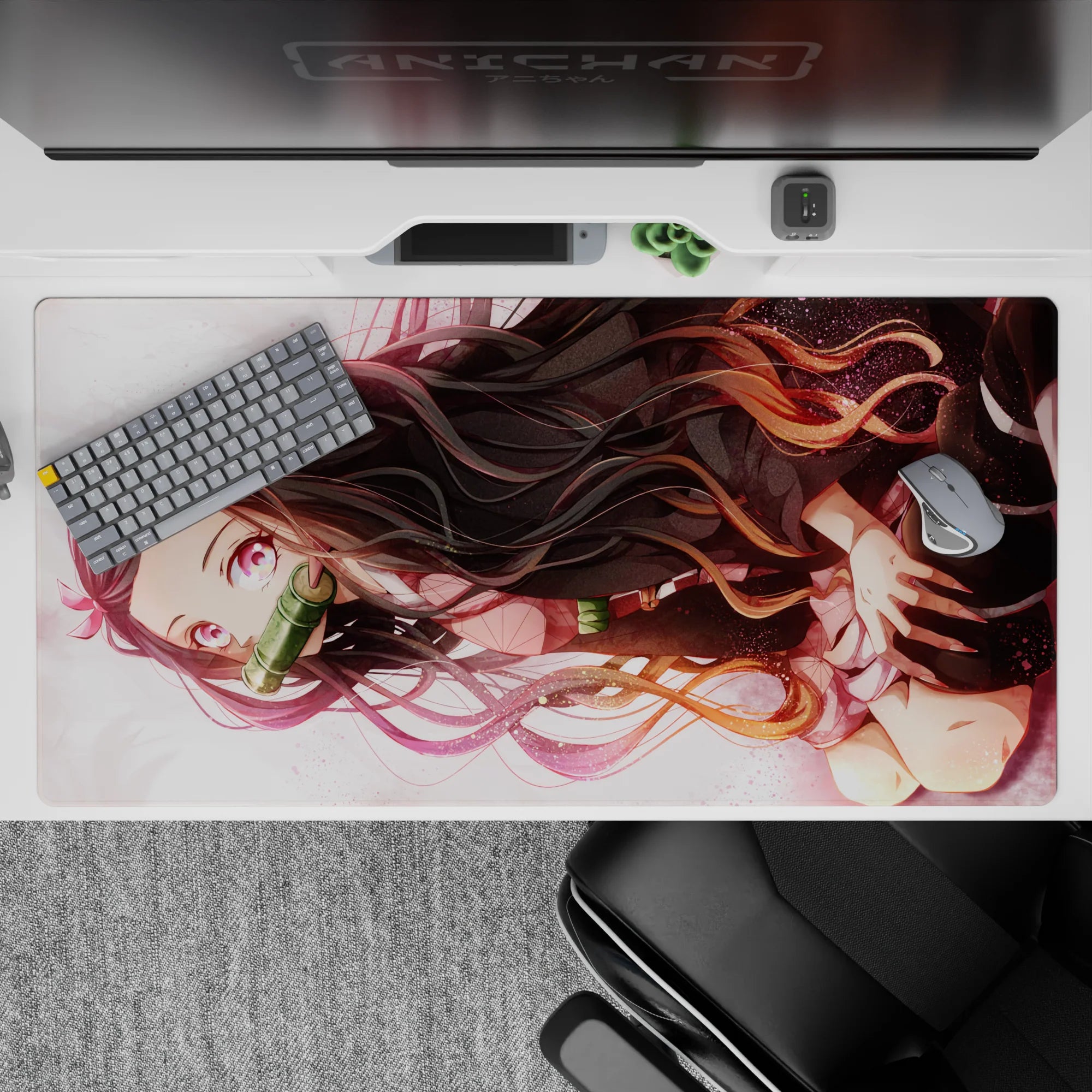 Demon Slayer Deskmat | Mousepad | Deskpad - Gentle Strength - AniChan