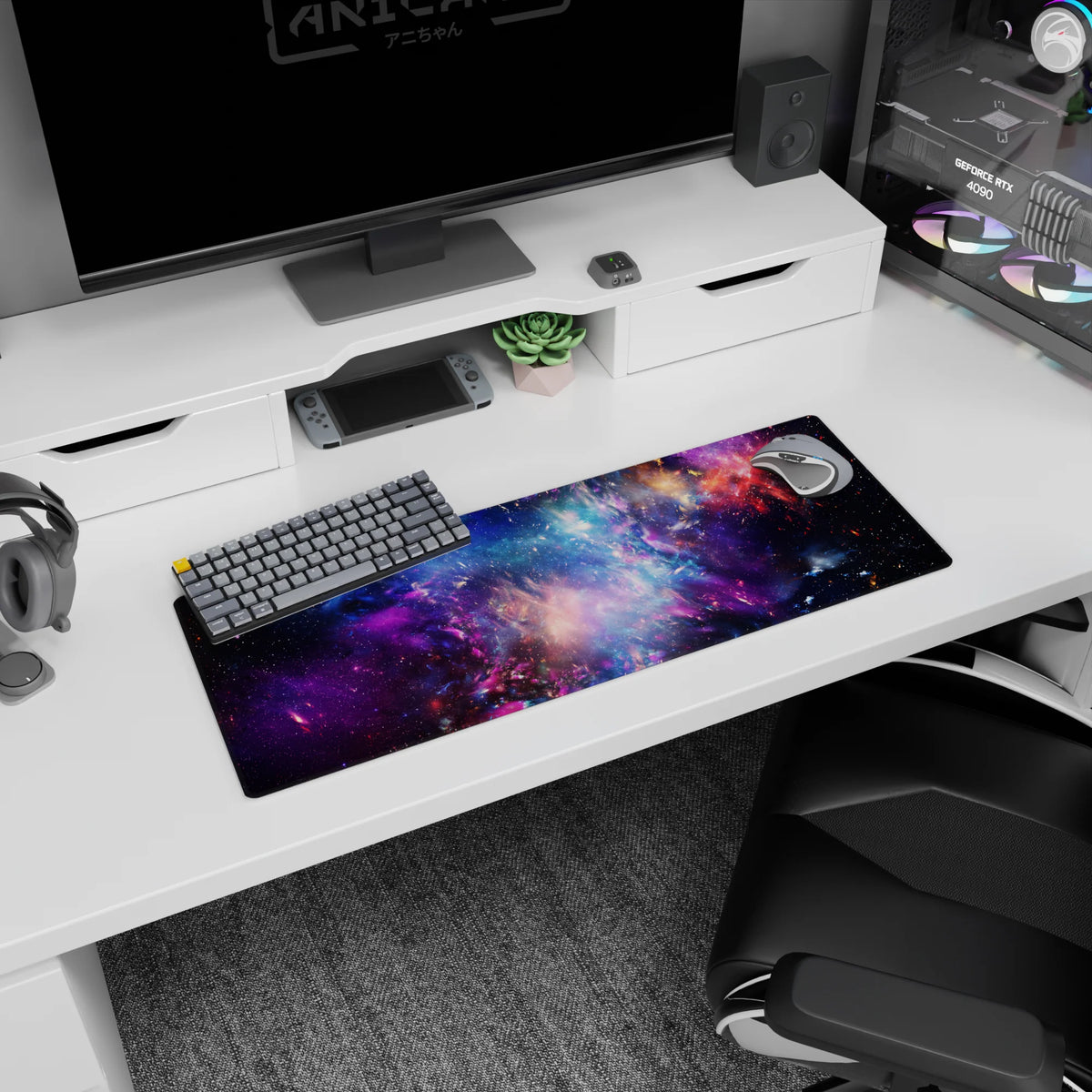 Nebula Window Drift - Space Mouse Pad and Desk Pad – AniChan