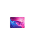 Classic 14x10 inches mouse pad with a galaxy swirl gradient, nebula clouds, and tiny star specks.