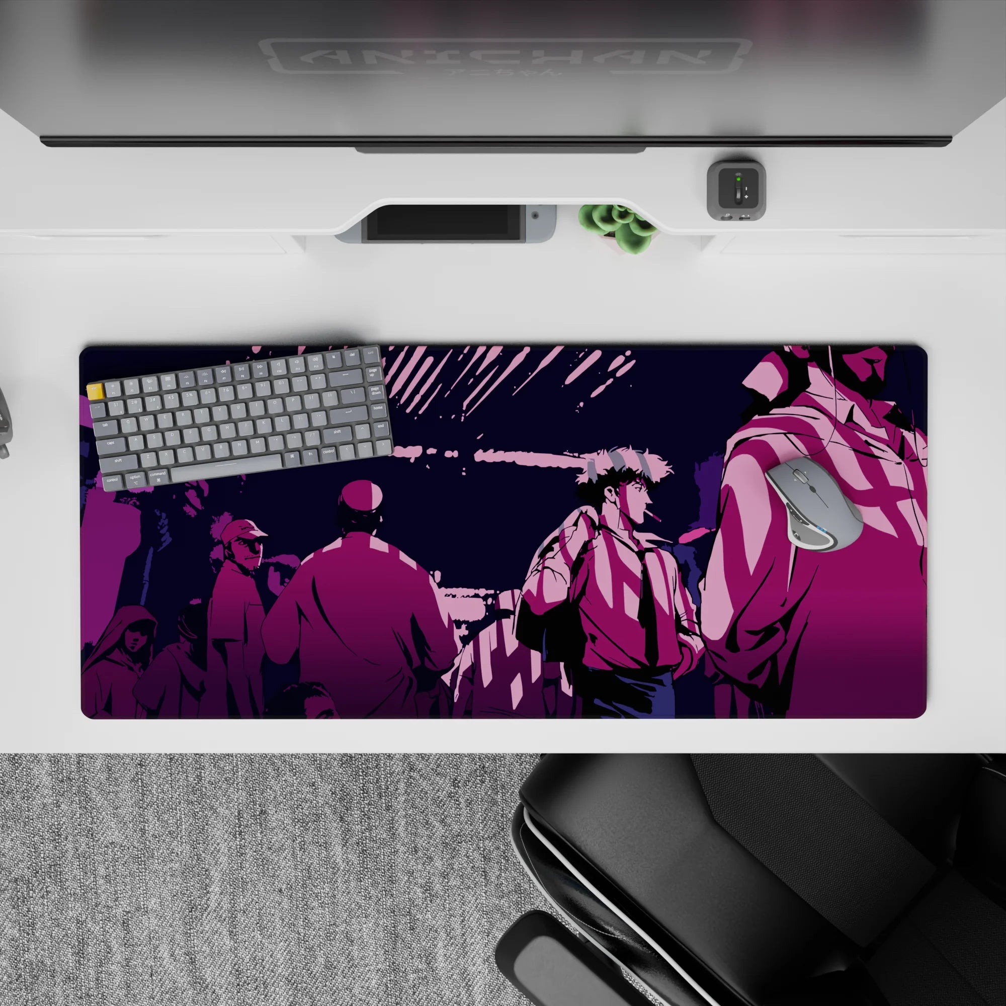 Cowboy Bepop - Anime Mouse Pad and Desk Pad - Neon Drifter - AniChan