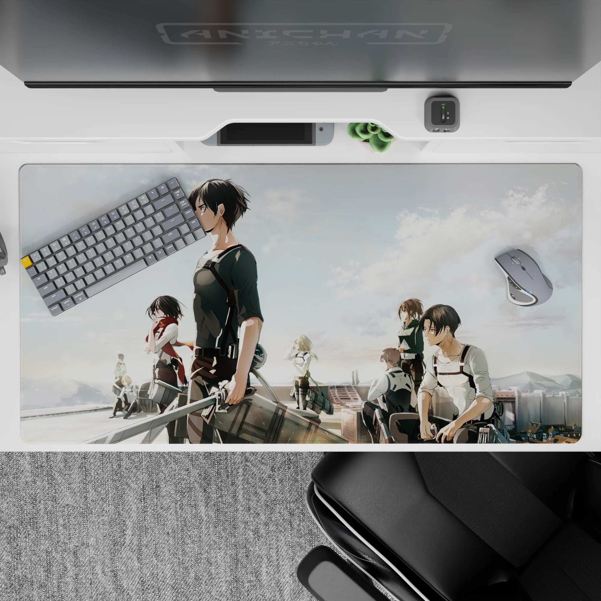 Attack on Titan - Anime Mouse Pad and Desk Pad - Survey Corps Resolve - AniChan