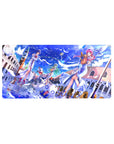 Aria The Animation anime girl mouse pad 32x16 inches featuring Akari, Alice, Aika in Neo-Venezia sky.