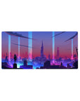 Vector Landscapes Deskmat | Mousepad | Deskpad - Neon Horizons