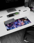 Cyberpunk Landscapes Deskmat | Mousepad | Deskpad - Neon City Dream