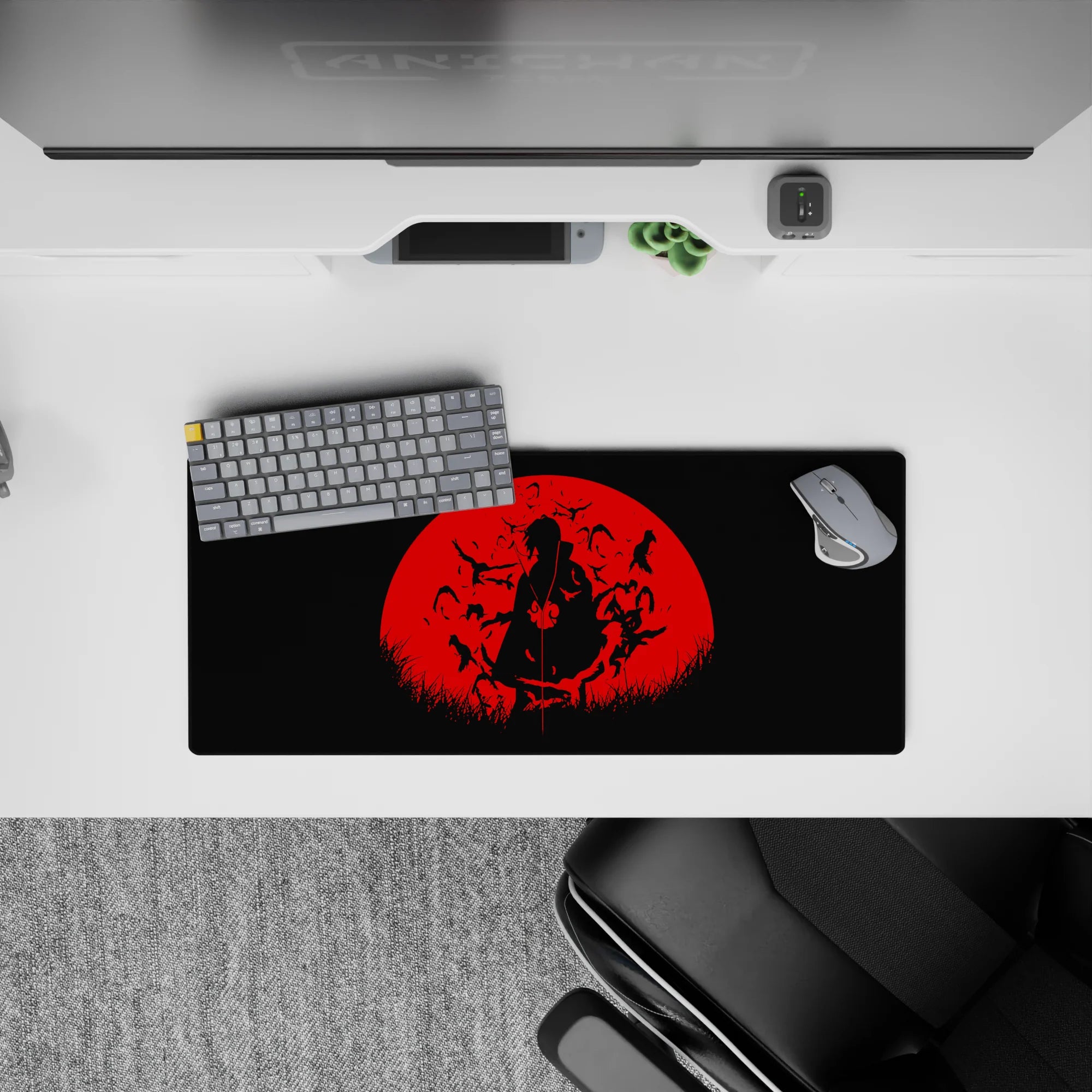 Naruto Deskmat | Mousepad | Deskpad - Crimson Night - AniChan