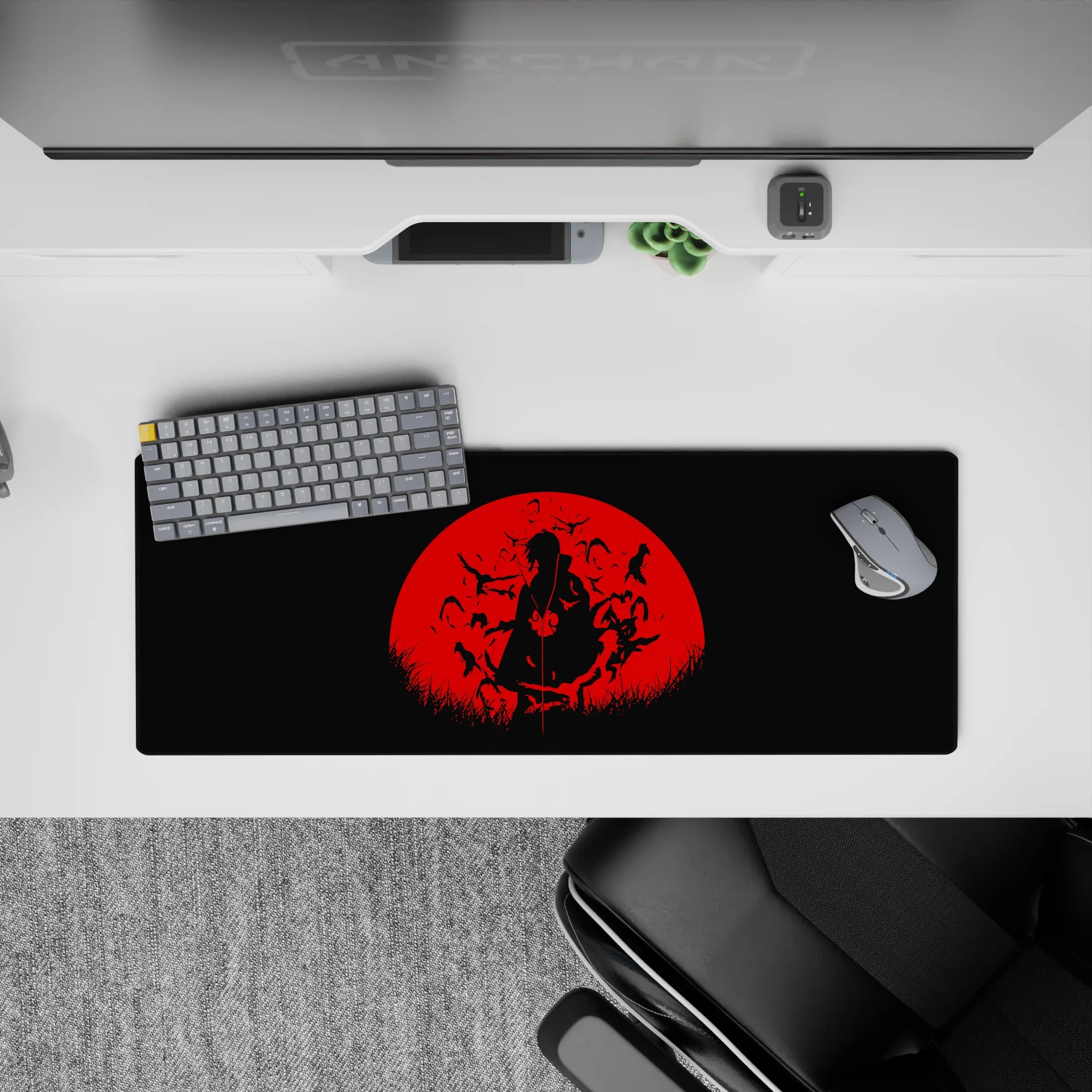 Naruto Deskmat | Mousepad | Deskpad - Crimson Night - AniChan