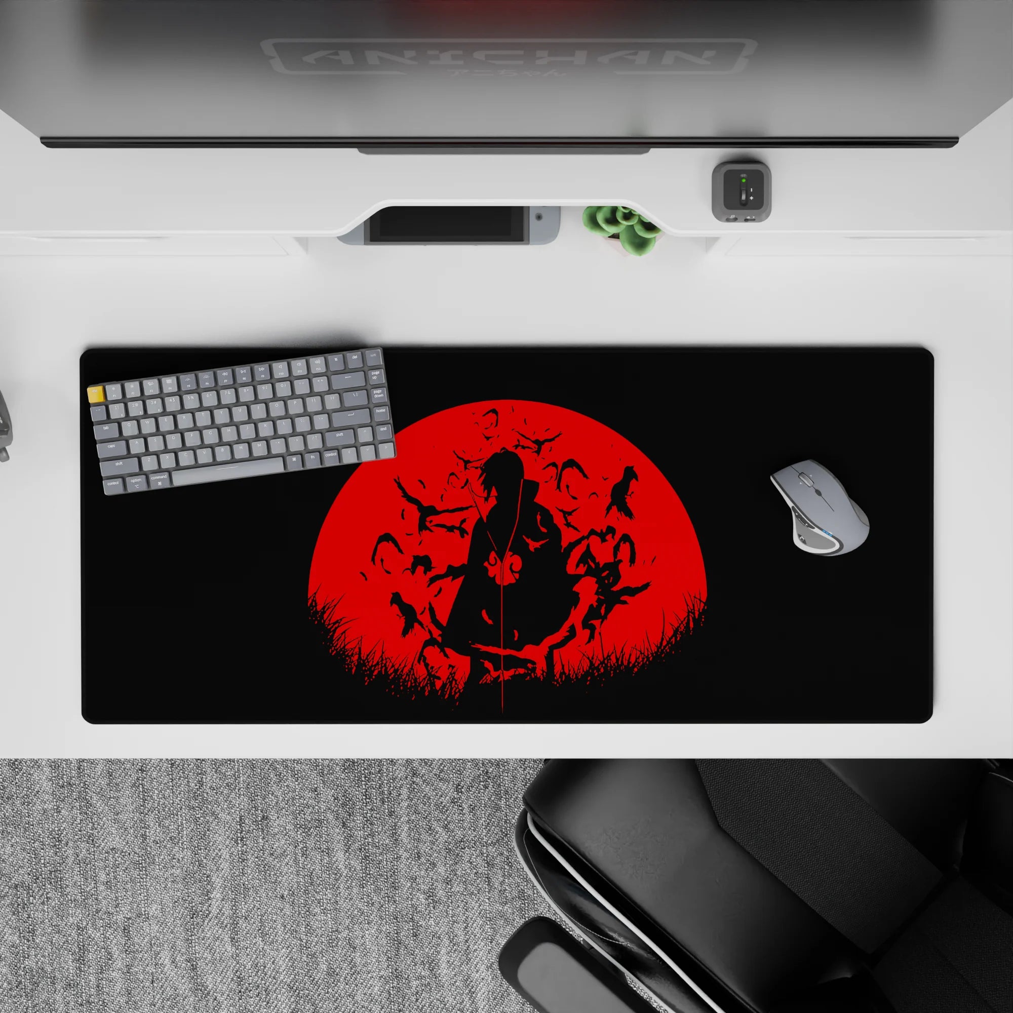 Naruto Deskmat | Mousepad | Deskpad - Crimson Night - AniChan