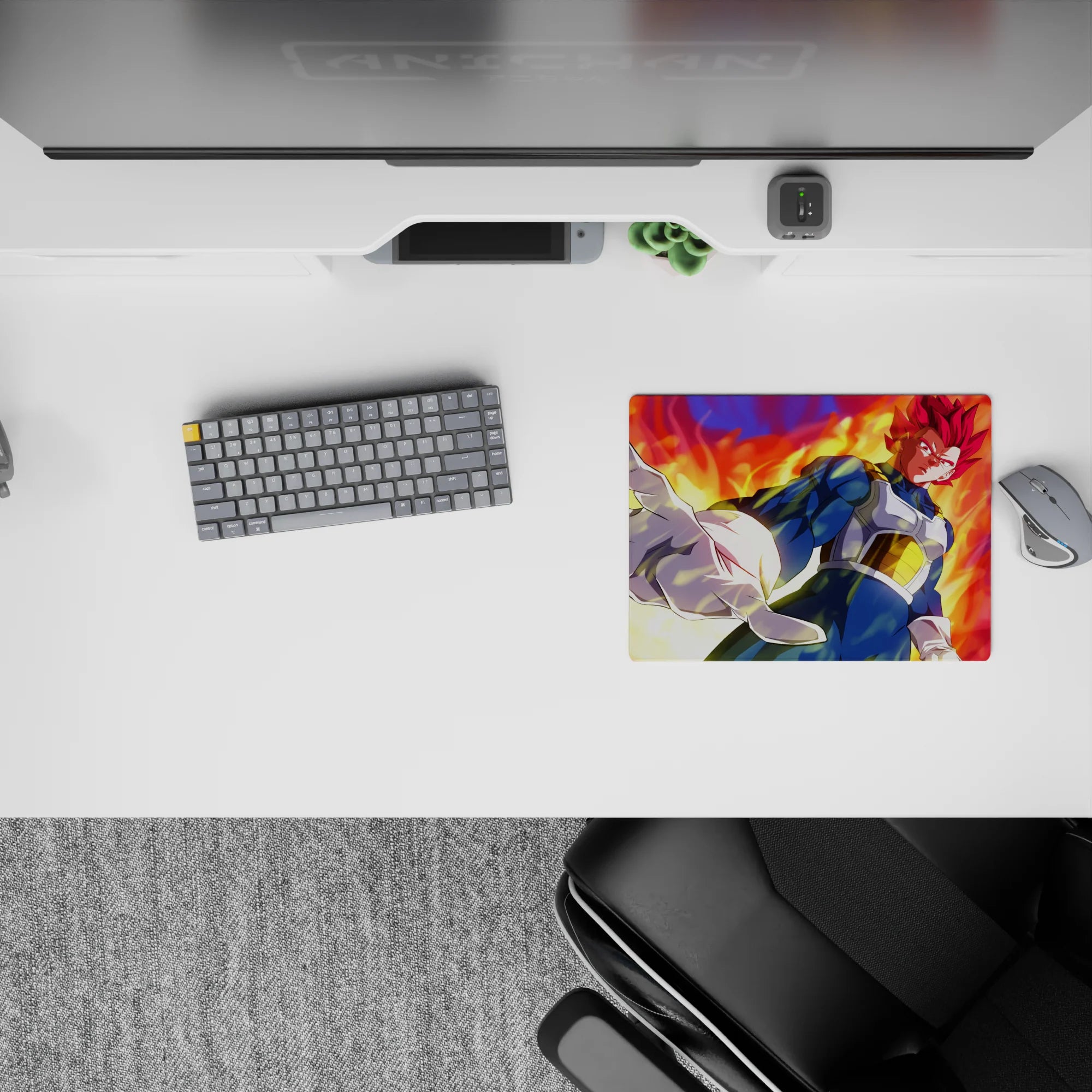 Dragon Ball Deskmat | Mousepad | Deskpad - Royal Power Unleashed - AniChan