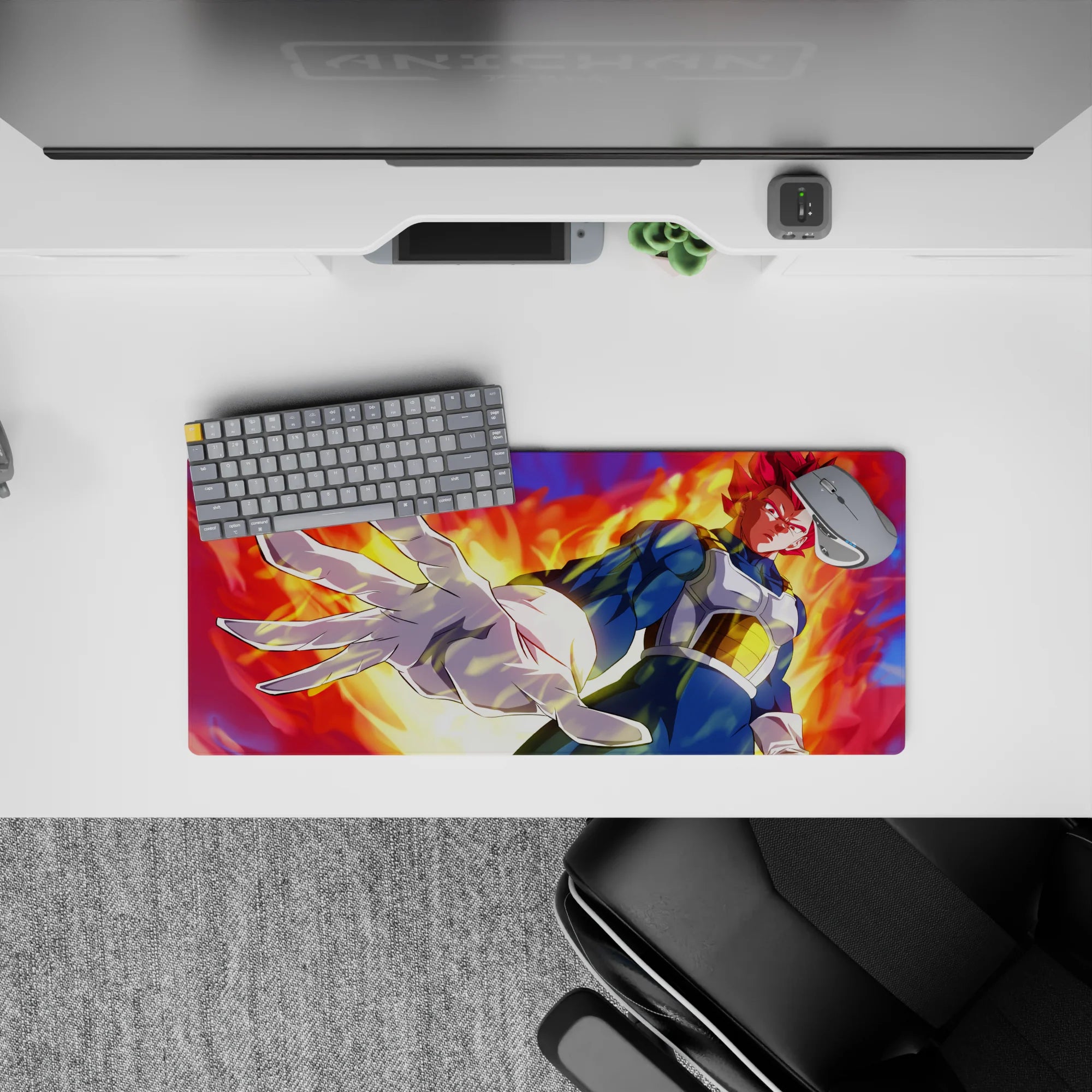 Dragon Ball Deskmat | Mousepad | Deskpad - Royal Power Unleashed - AniChan