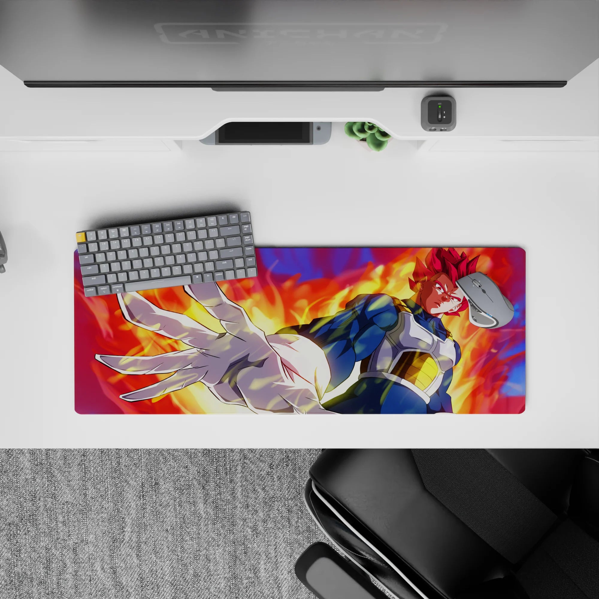 Dragon Ball Deskmat | Mousepad | Deskpad - Royal Power Unleashed - AniChan