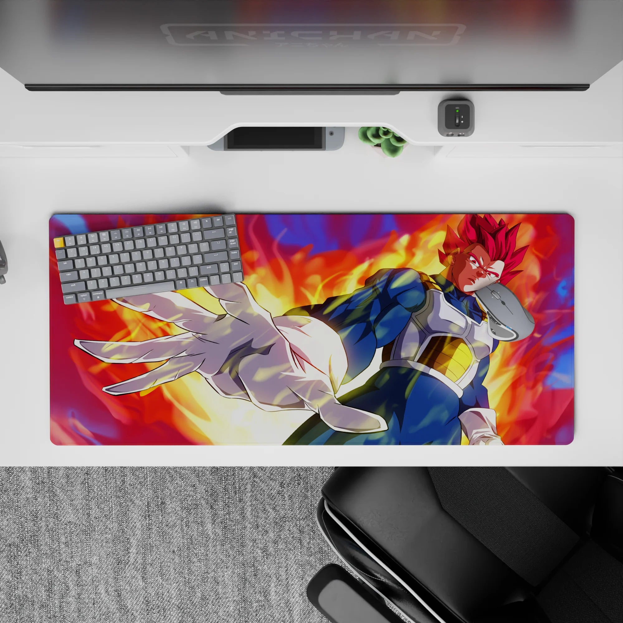 Dragon Ball Deskmat | Mousepad | Deskpad - Royal Power Unleashed - AniChan