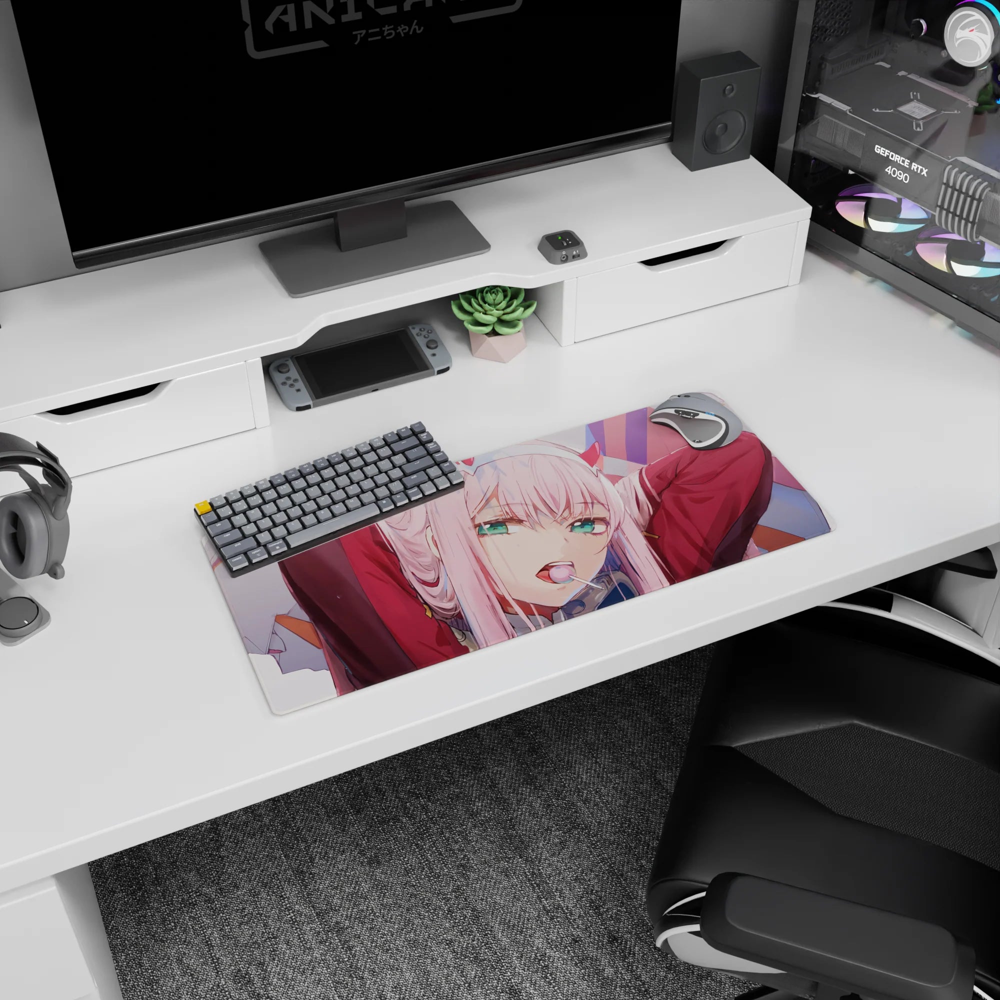 Darling In The Franxx Deskmat | Mousepad | Deskpad - Sugary Rebel - AniChan