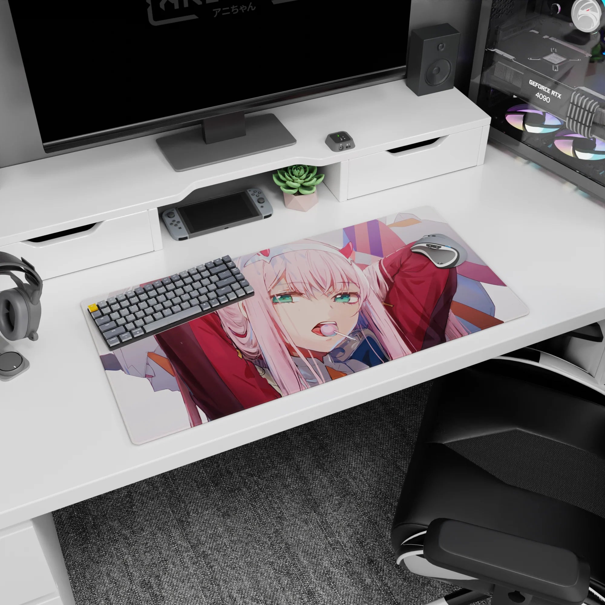 Darling In The Franxx Deskmat | Mousepad | Deskpad - Sugary Rebel - AniChan