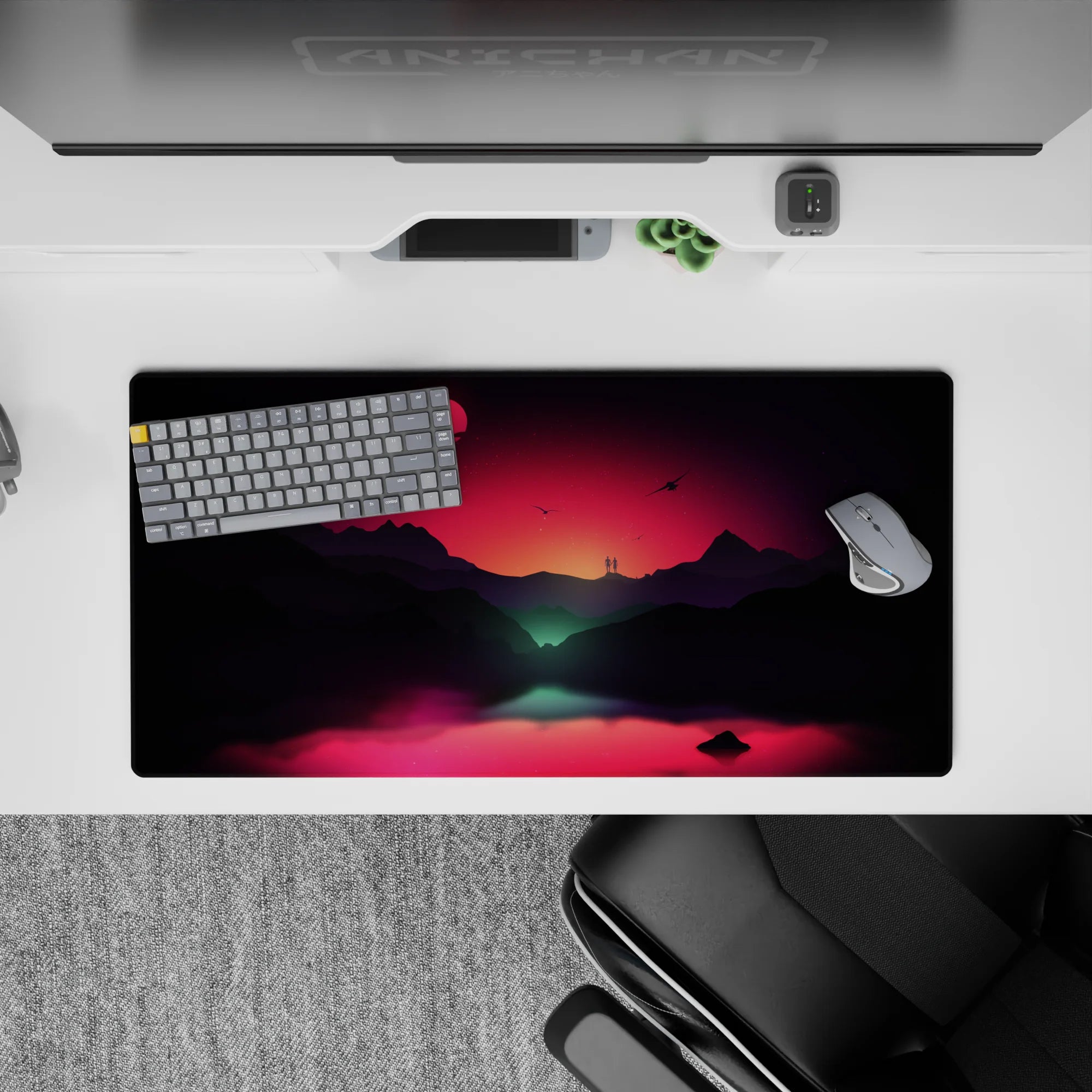 Vector Landscapes Deskmat | Mousepad | Deskpad - Cosmic Serenity