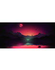 Vector Landscapes Deskmat | Mousepad | Deskpad - Cosmic Serenity