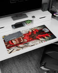 Demon Yaiba Deskmat | Mousepad | Deskpad - Demon's Grip Fury