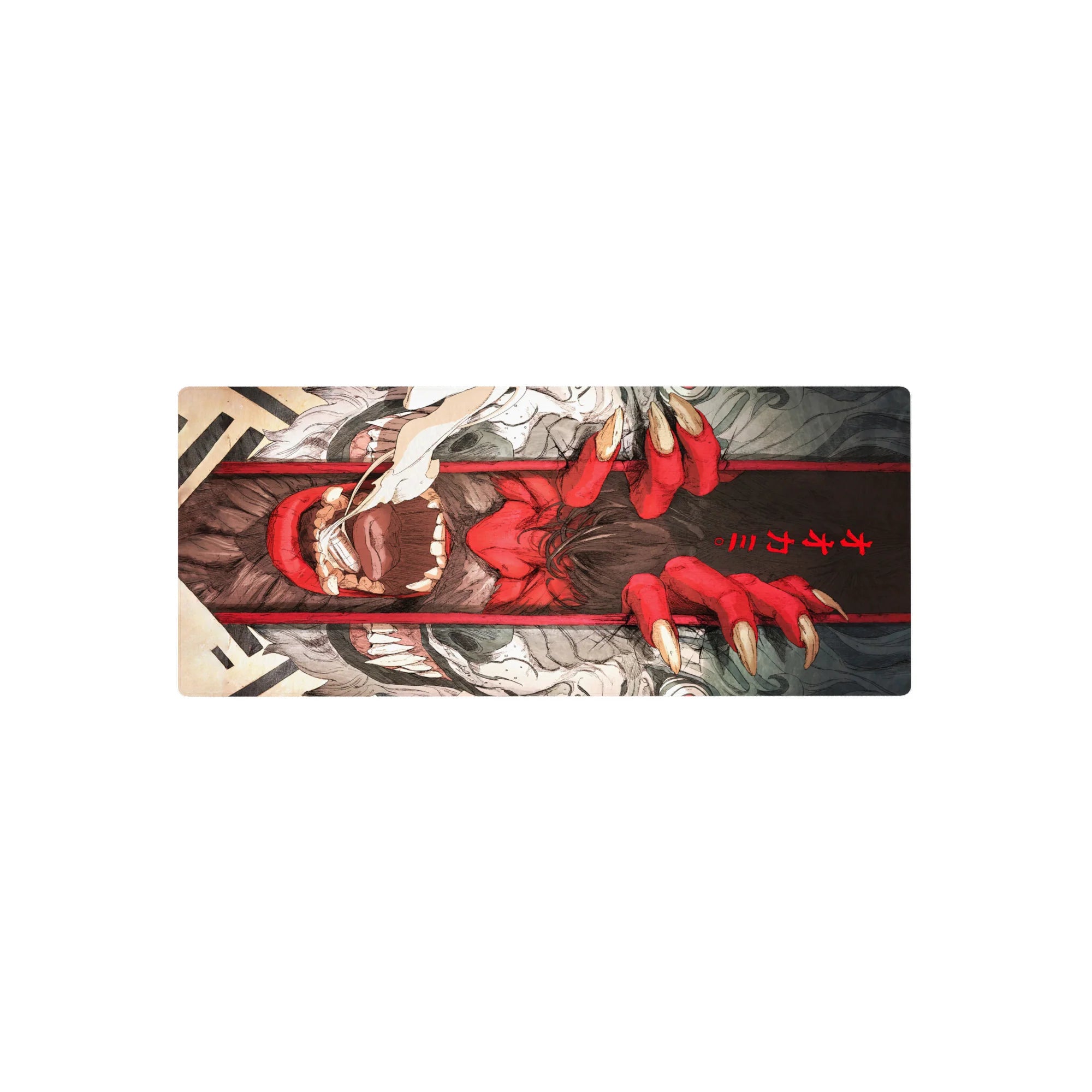 Demon Yaiba Deskmat | Mousepad | Deskpad - Demon&#39;s Grip Fury