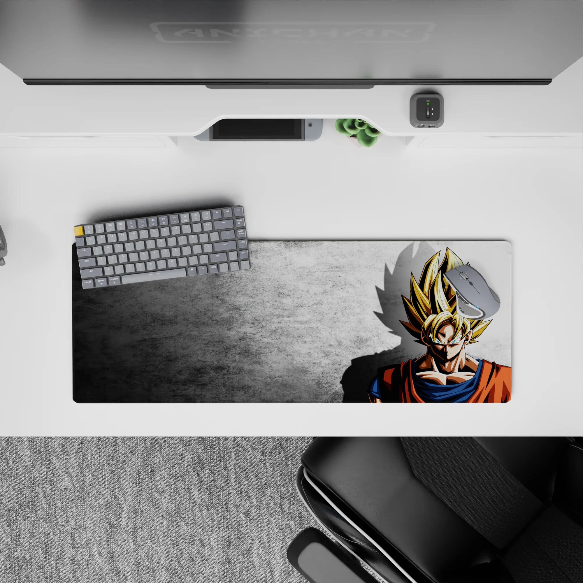 Dragon Ball Deskmat | Mousepad | Deskpad - Super Saiyan Shadow - AniChan