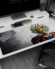 Dragon Ball Deskmat | Mousepad | Deskpad - Super Saiyan Shadow - AniChan