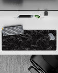 Topographic (Topo) Deskmat | Mousepad | Deskpad - Monochrome Topographic Journey - AniChan