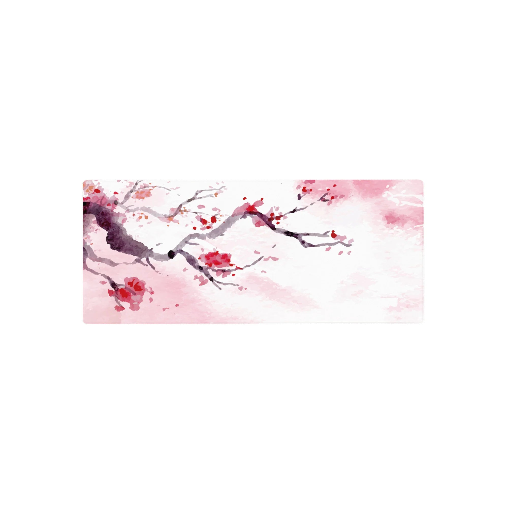 Zen-Japan Deskmat | Mousepad | Deskpad - Watercolor Cherry Bliss - AniChan