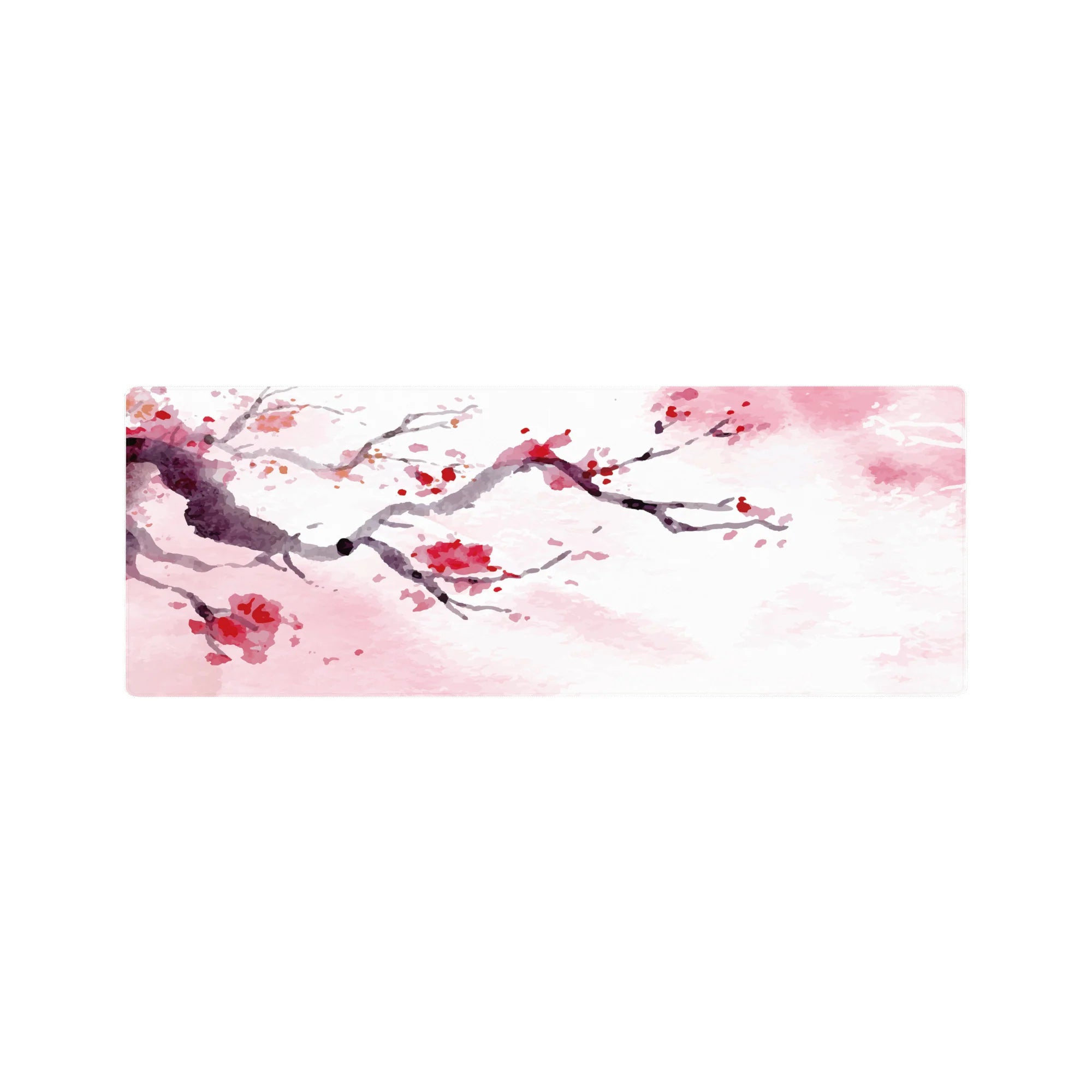 Zen-Japan Deskmat | Mousepad | Deskpad - Watercolor Cherry Bliss - AniChan