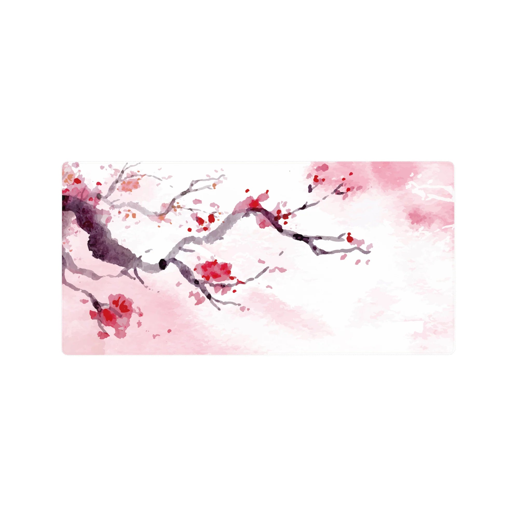 Zen-Japan Deskmat | Mousepad | Deskpad - Watercolor Cherry Bliss - AniChan