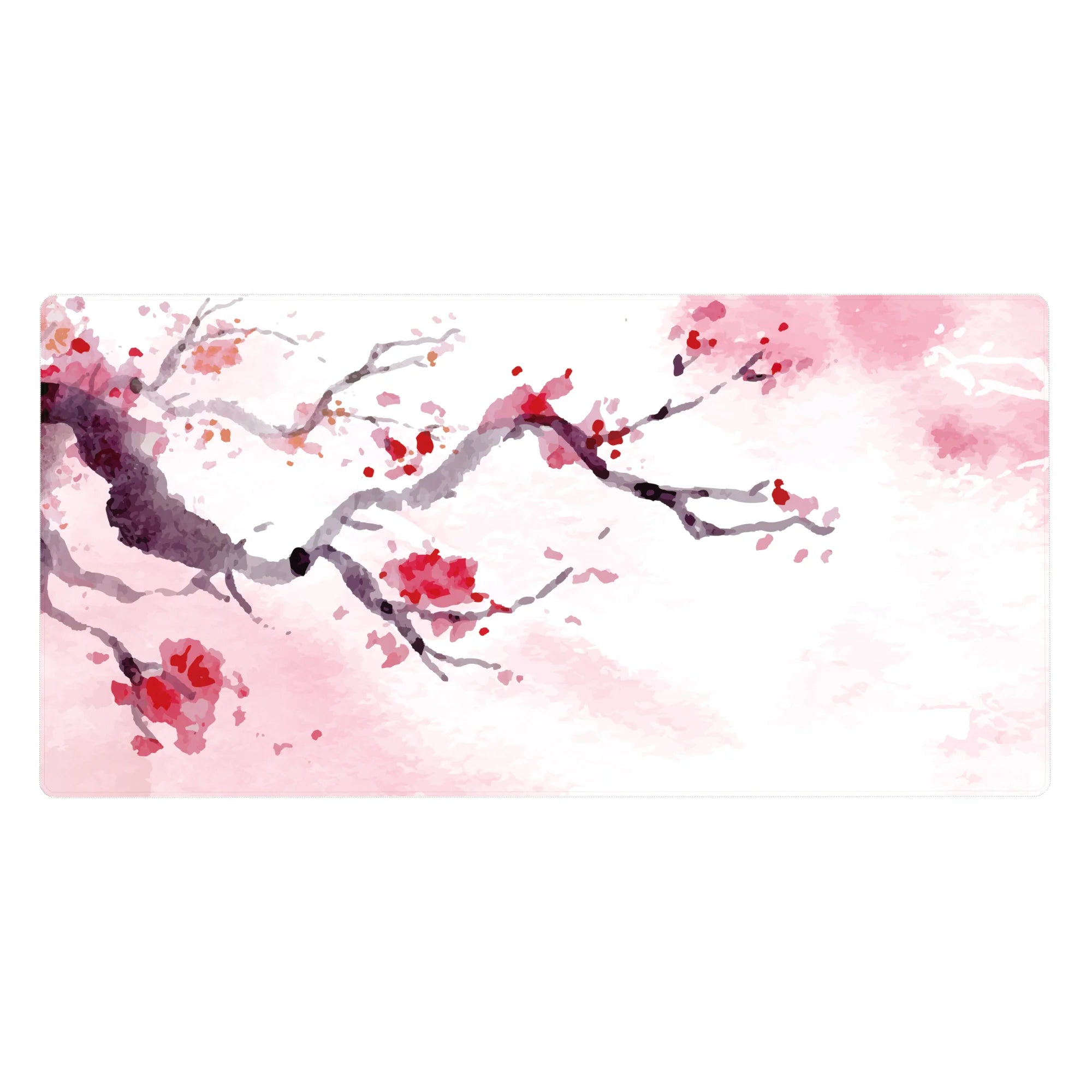 Zen-Japan Deskmat | Mousepad | Deskpad - Watercolor Cherry Bliss - AniChan