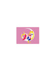 Classic anime girl mouse pad 14x10 inches with Sailor Moon on a white crescent moon, sailor outfit.