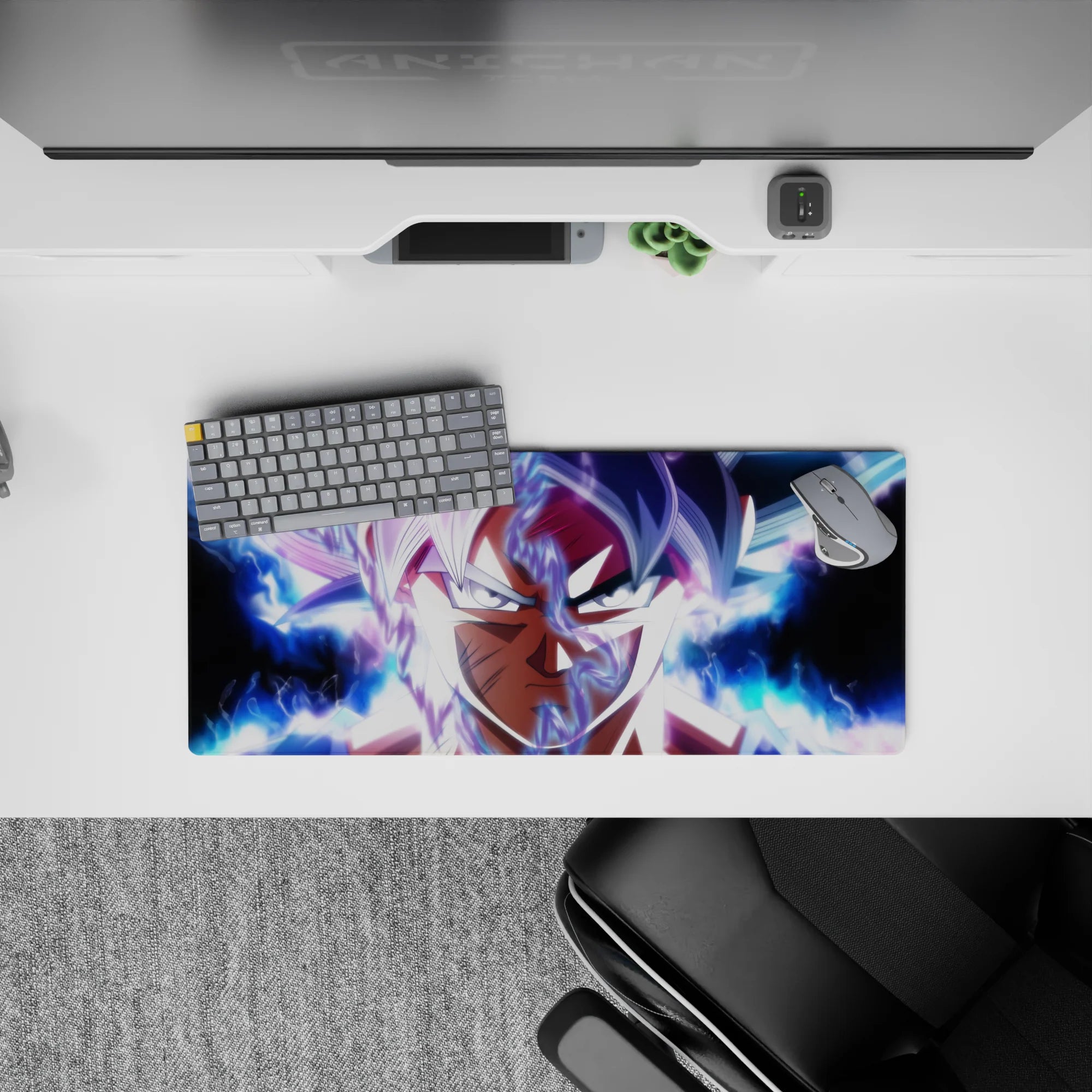 Dragon Ball Deskmat | Mousepad | Deskpad - Ultra Instinct Awakening - AniChan