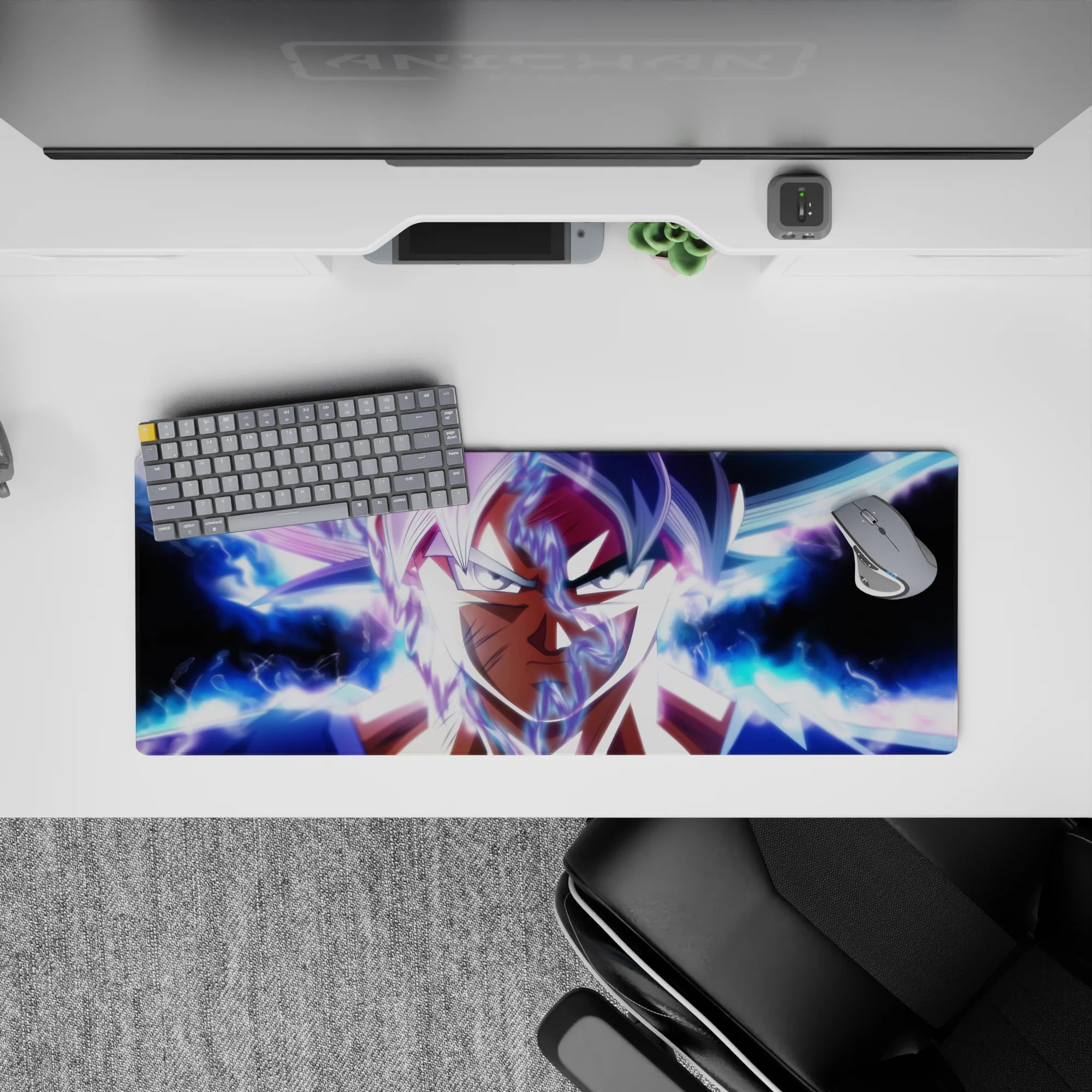 Dragon Ball Deskmat | Mousepad | Deskpad - Ultra Instinct Awakening - AniChan