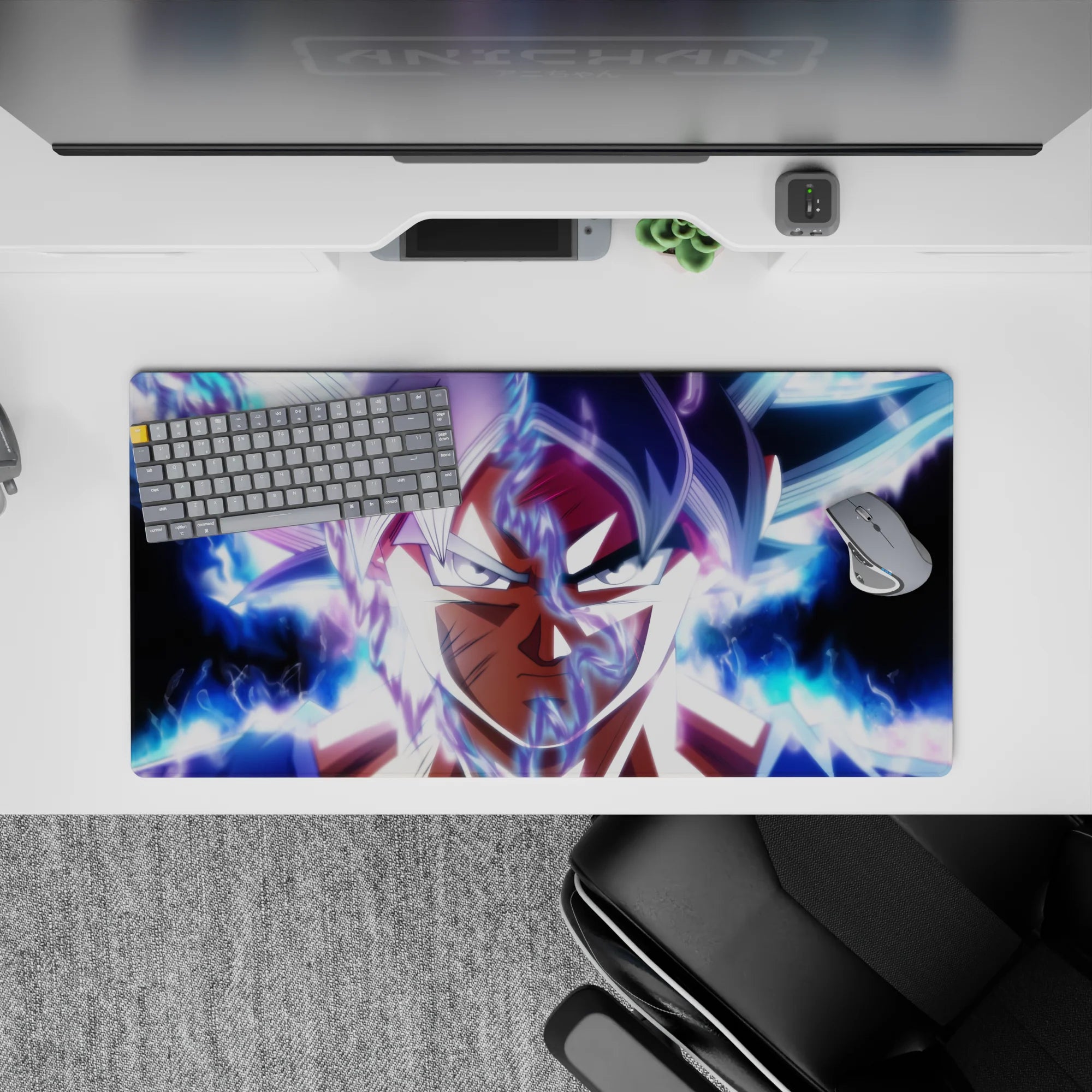 Dragon Ball Deskmat | Mousepad | Deskpad - Ultra Instinct Awakening - AniChan