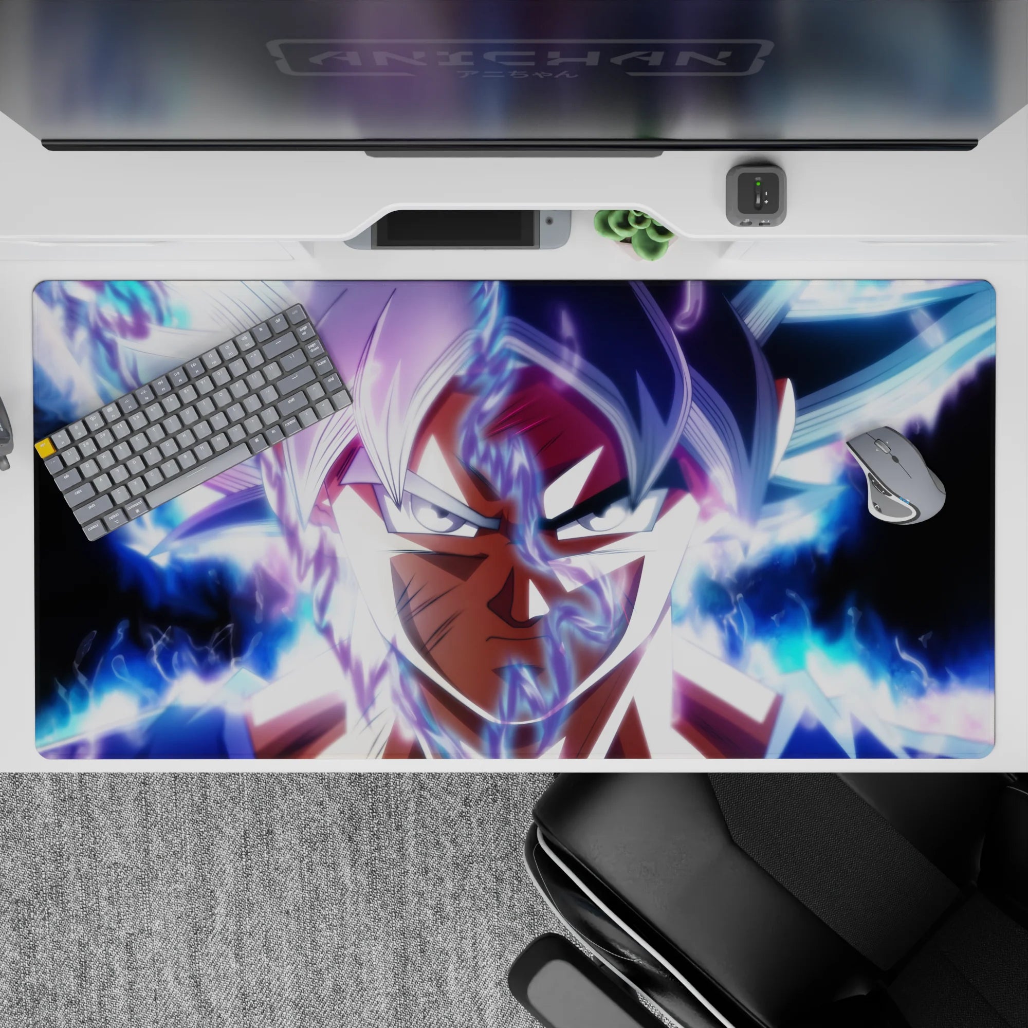 Dragon Ball Deskmat | Mousepad | Deskpad - Ultra Instinct Awakening - AniChan