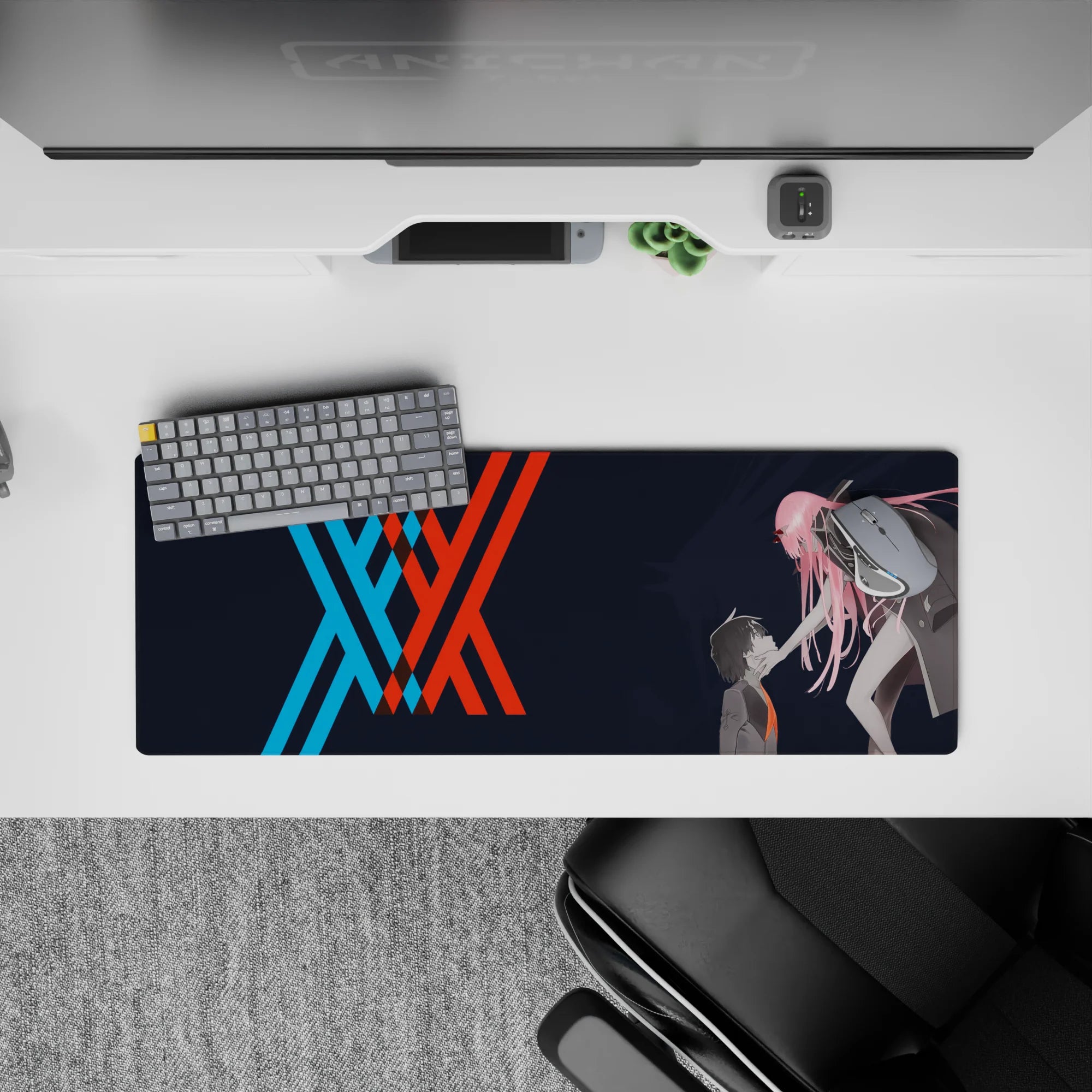 Darling In The Franxx Deskmat | Mousepad | Deskpad - Control &amp; Connection - AniChan