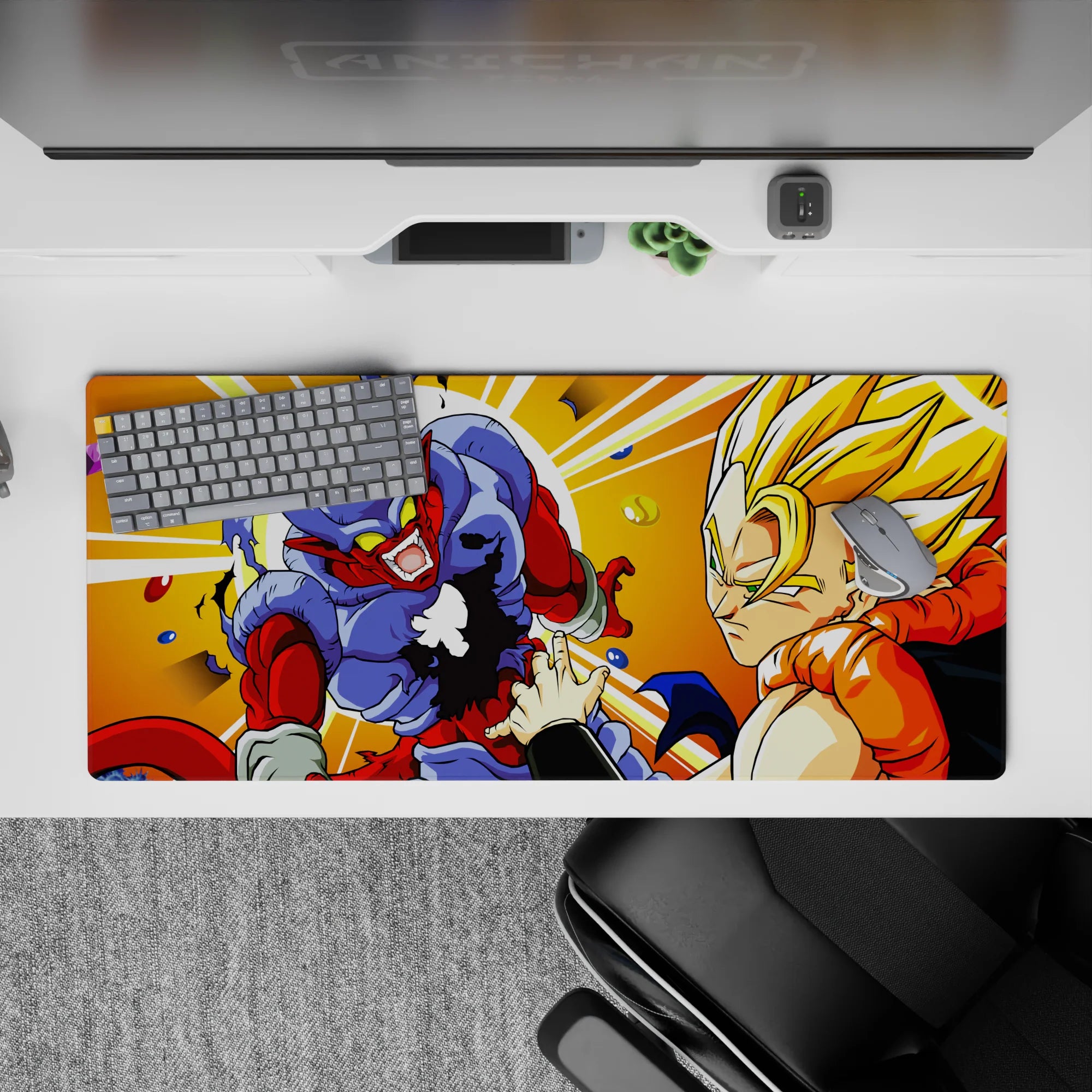 Dragon Ball Deskmat | Mousepad | Deskpad - Fury Unleashed Battle - AniChan