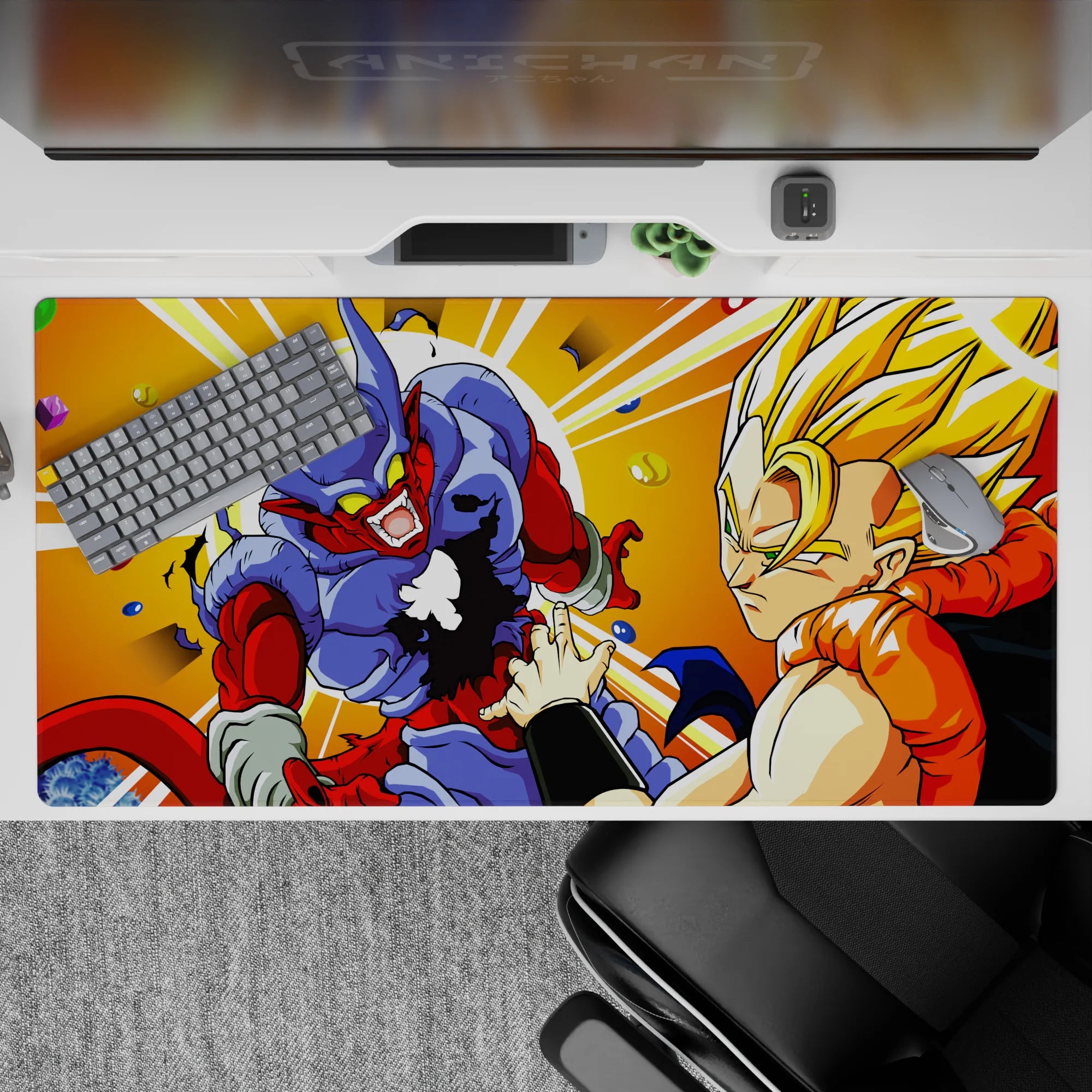 Dragon Ball Deskmat | Mousepad | Deskpad - Fury Unleashed Battle - AniChan