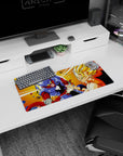 Dragon Ball Deskmat | Mousepad | Deskpad - Fury Unleashed Battle - AniChan