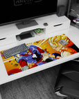 Dragon Ball Deskmat | Mousepad | Deskpad - Fury Unleashed Battle - AniChan