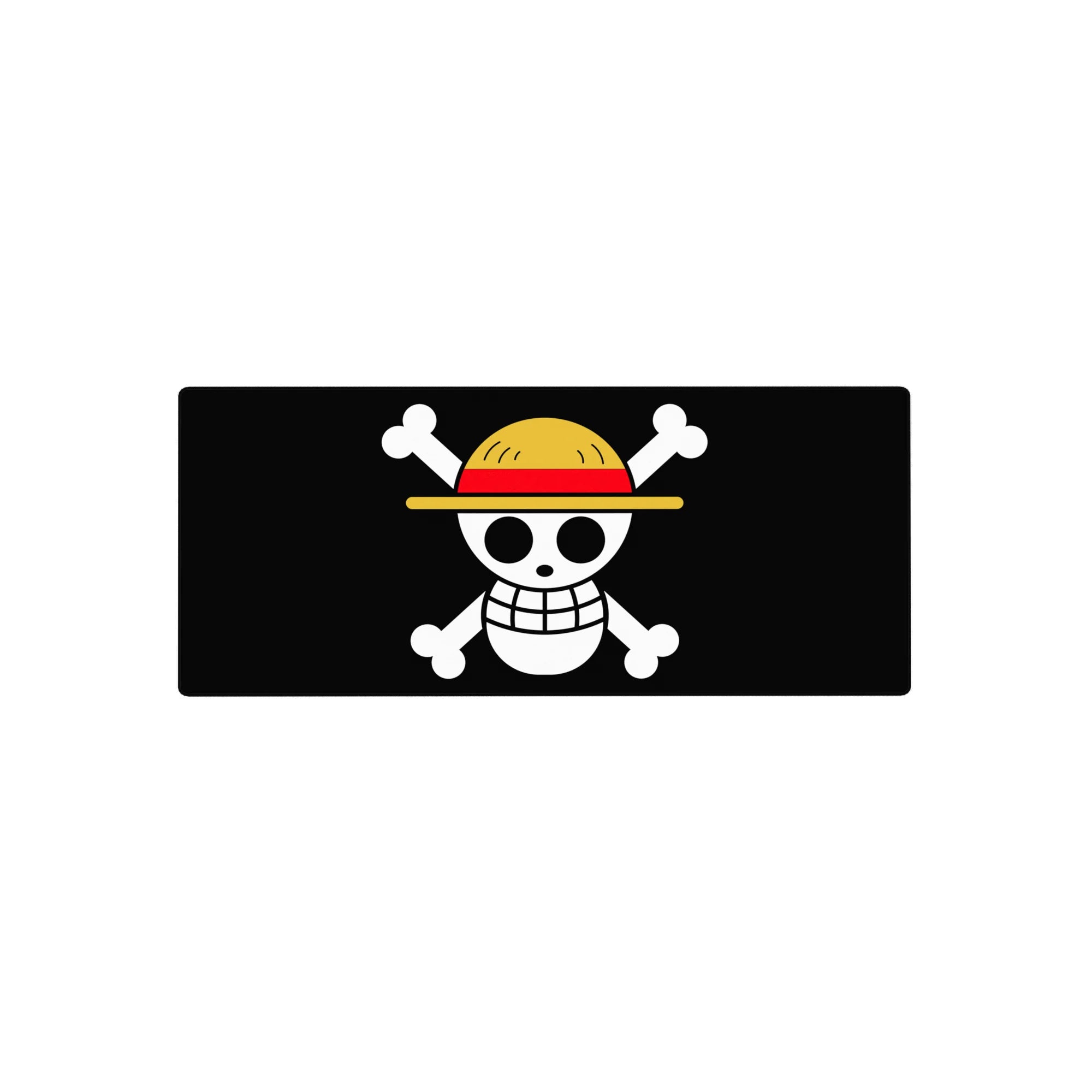 One Piece Deskmat | Mousepad | Deskpad - Straw Hat Jolly Roger Icon - AniChan