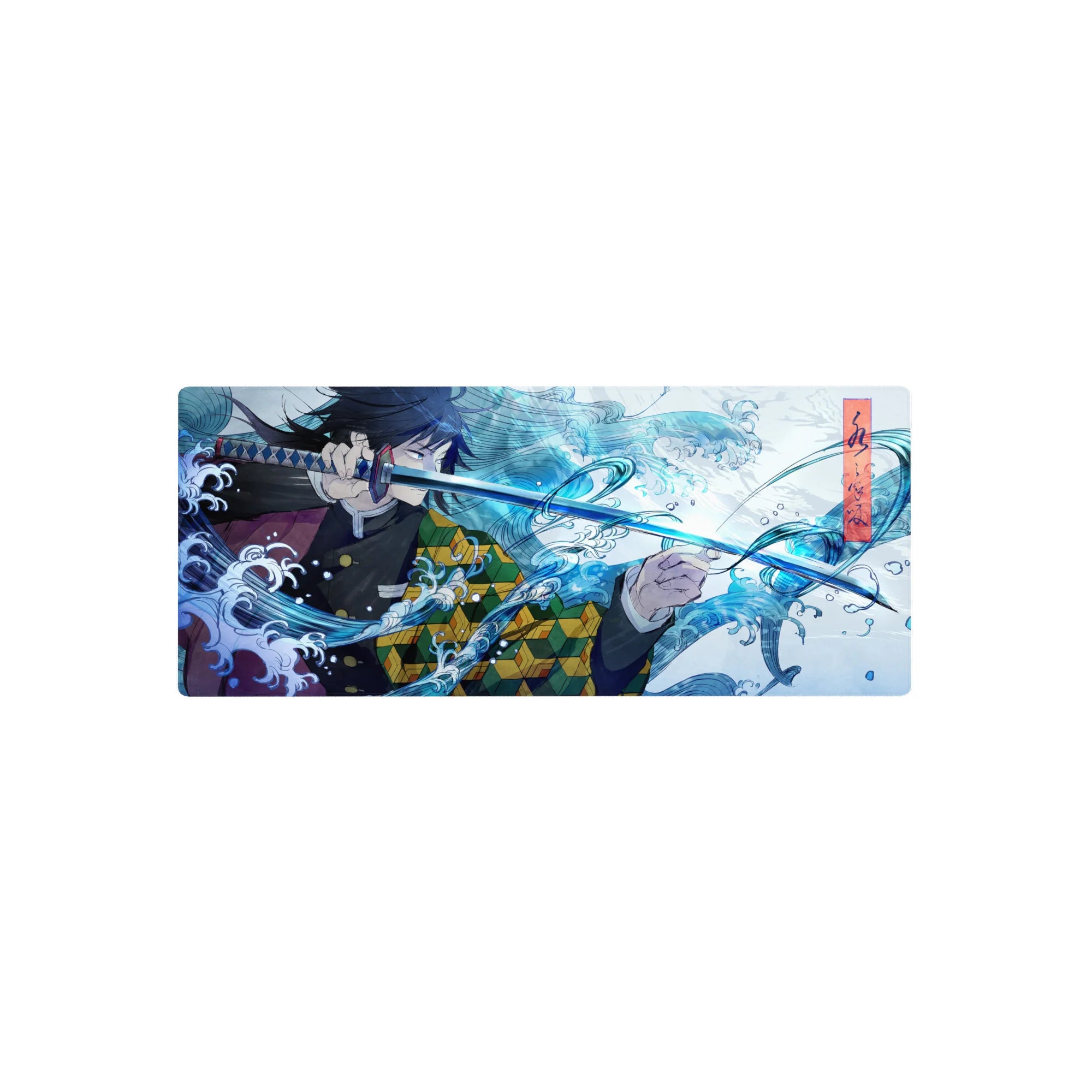 Demon Slayer Deskmat | Mousepad | Deskpad - Water Hashira Surge - AniChan